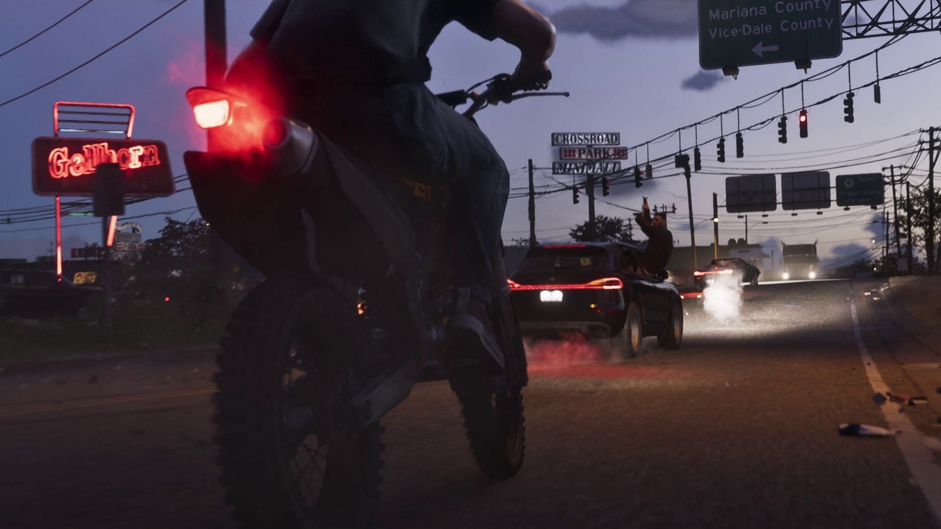 The entire GTA 6 trailer 2 was shot on PS5 (Image via Rockstar Games)